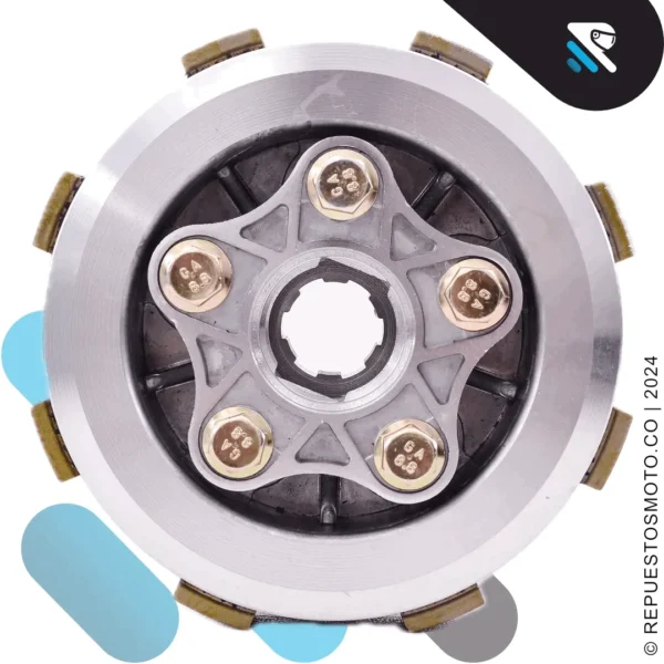 CENTRO CLUTCH COMPLETOS AKT TTR 200 - Imagen 3