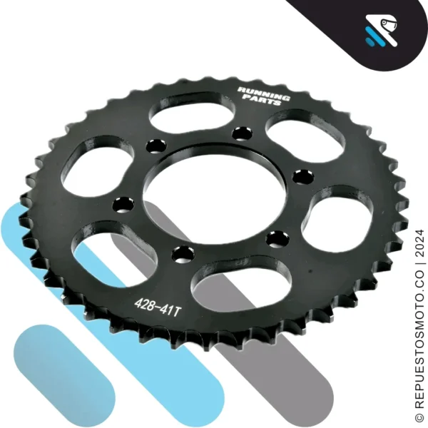 KIT SPROCKET RACING XTZ 150 41/14 428 - Imagen 3