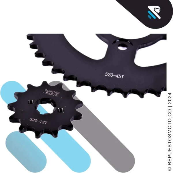 KIT SPROCKET RACING APACHE RTR 200 4V 45/13 520