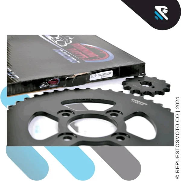 KIT SPROCKET RACING APACHE RTR 200 4V 45/13 520 - Imagen 3