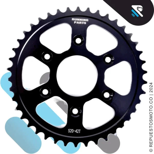 KIT SPROCKET RACING KTM DUKE 200 6 HUECOS 42/14 520 - Imagen 2