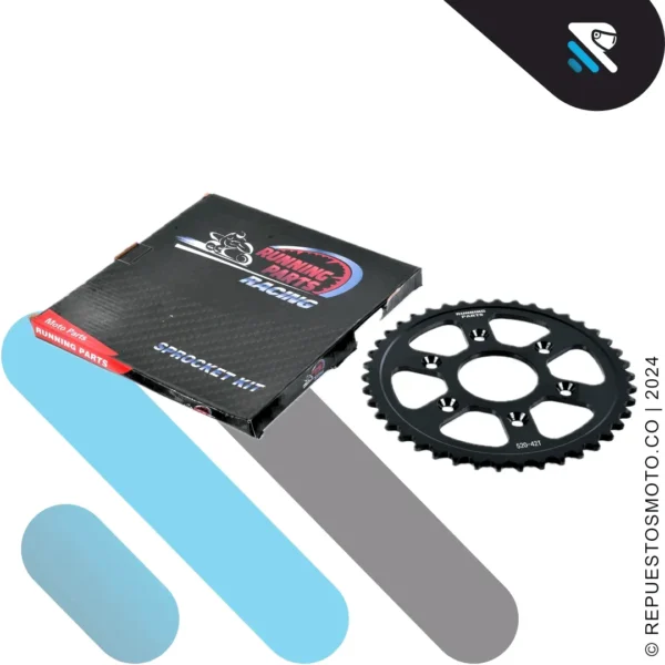 KIT SPROCKET RACING KTM DUKE 200 6 HUECOS 42/14 520 - Imagen 5