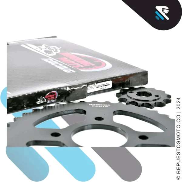 KIT SPROCKET RACING AKT TTR 180 40/13 520 - Imagen 4