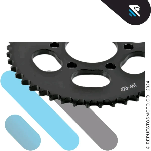 KIT SPROCKET RACING BENELLI 180 46/13 428 - Image 2