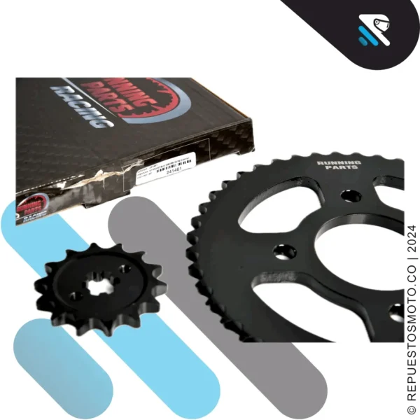 KIT SPROCKET RACING BAJAJ DISCOVER 125 ST 45/14 428 - Image 3