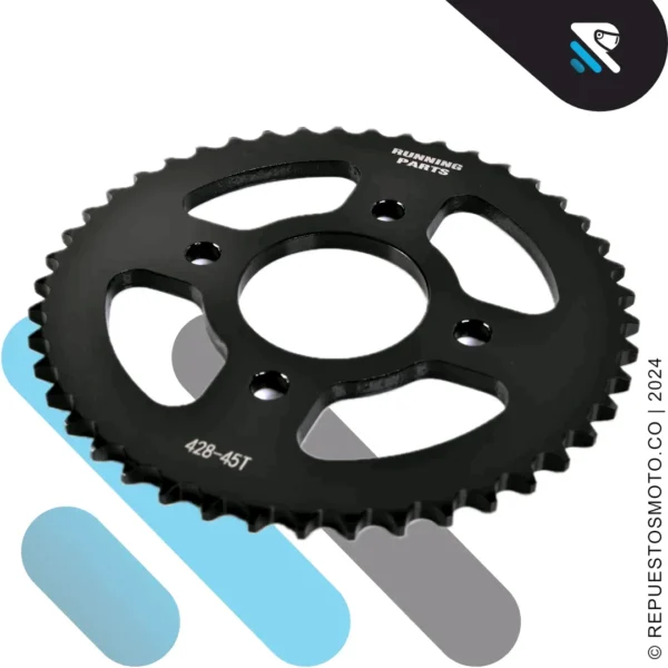 KIT SPROCKET RACING BAJAJ DISCOVER 125 ST 45/14 428 - Image 4