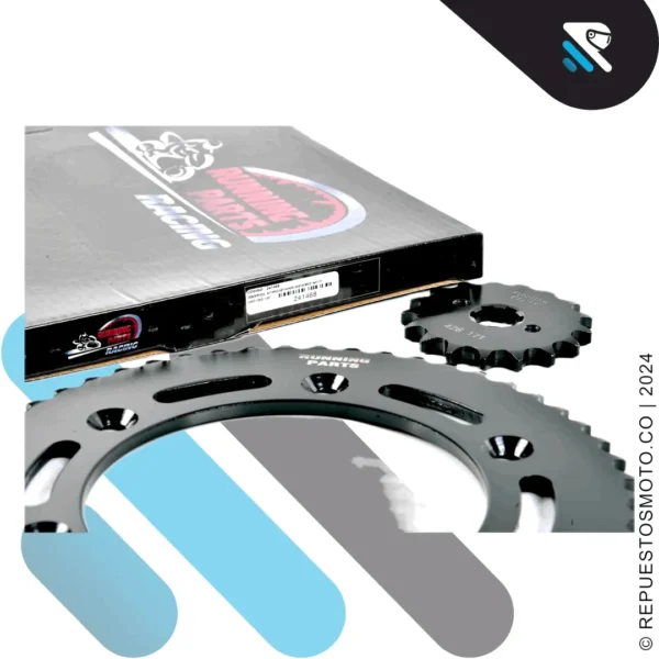 KIT SPROCKET RACING HONDA NXR125 BROS 54/17 428 - Imagen 5