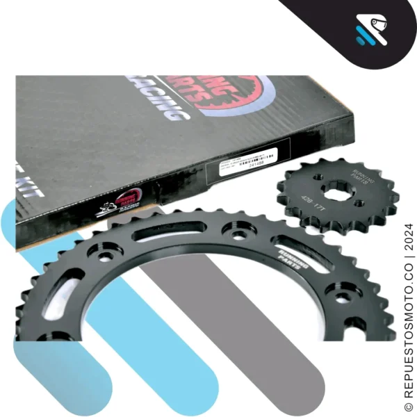 KIT SPROCKET RACING HONDA XR150L/XR125 (SPEED) 48/17 428 - Imagen 3