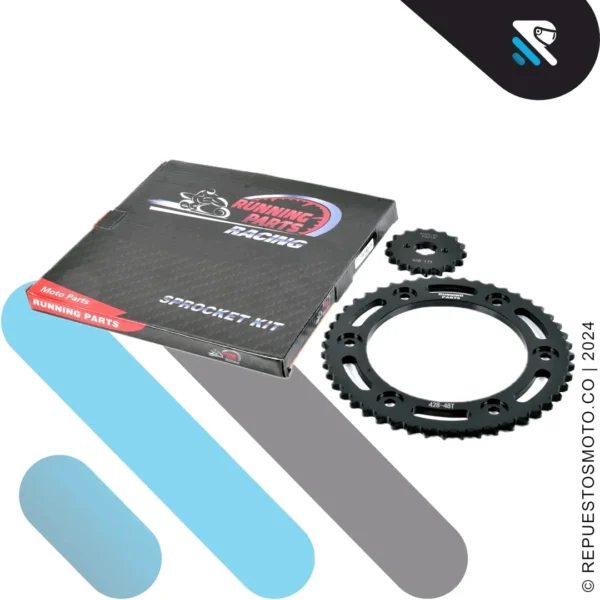 KIT SPROCKET RACING HONDA XR150L/XR125 (SPEED) 48/17 428 - Imagen 4