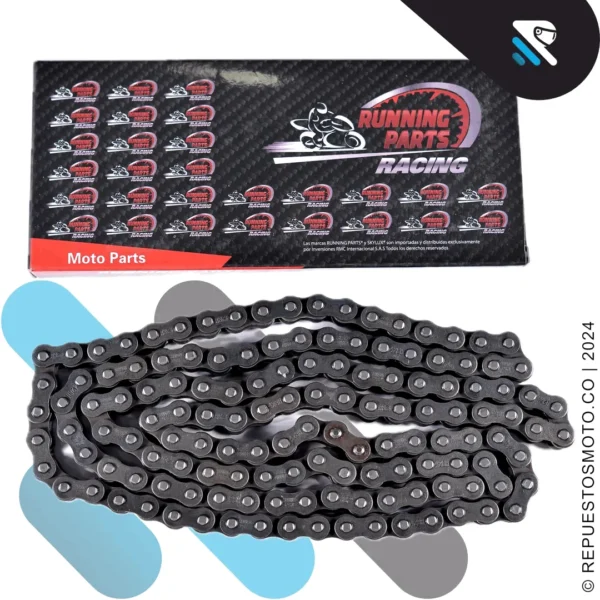 CADENA RUNNING PARTS RACING REFORZADA 428H-138 - Imagen 2