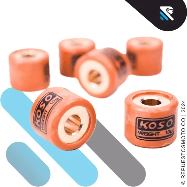 ROLLERS 10 GRAMOS YAMAHA BWS 100 - Imagen 3